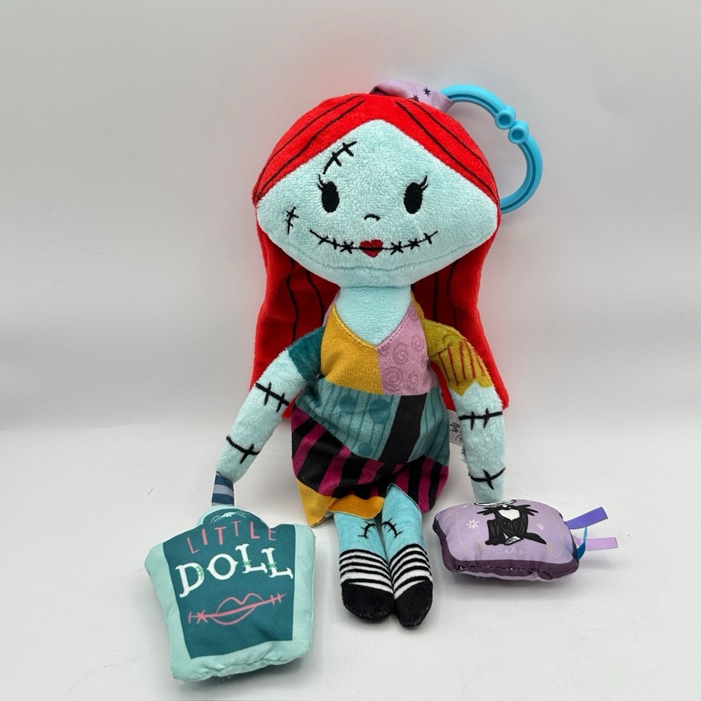 Disney Baby Nightmare Before Christmas Sally Toy Doll Rattle 12" Sensory Touch